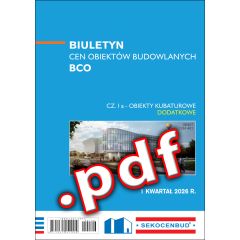 SEKOCENBUD BCO cz. I a 1 kw. 2026 /Uzupełnienie