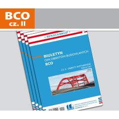 Biuletyn cen obiektów budowlanych BCO cz. II - Obiekty inżynieryjne (kwartalnik)