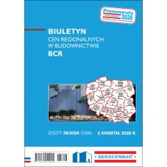 Biuletyn cen regionalnych w budownictwie BCR 2 kw. 2026