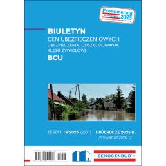 Biuletyn cen ubezpieczeniowych BCU 1 półr. 2025