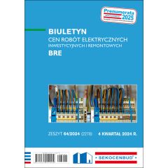 Biuletyn cen robót elektrycznych BRE 4 kw. 2024
