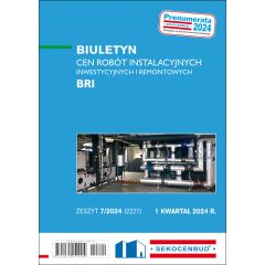 Biuletyn cen robót instalacyjnych BRI 1 kw. 2024