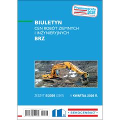 Biuletyn cen robót ziemnych i inżynieryjnych BRZ 1 kw. 2026
