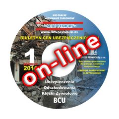 Biuletyn cen ubezpieczeniowych BCU 1 półr. 2016 on-line