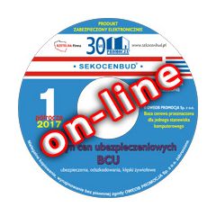Biuletyn cen ubezpieczeniowych BCU 1 półr. 2017 on-line