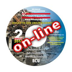 Biuletyn cen ubezpieczeniowych BCU 2 półr. 2016 on-line