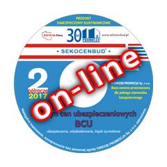 Biuletyn cen ubezpieczeniowych BCU 2 półr. 2017 on-line