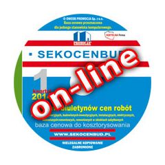 Biuletyny cen robót (BRZ, BRB, BRI, BRE, BRR) 1 kw. 2014 on-line