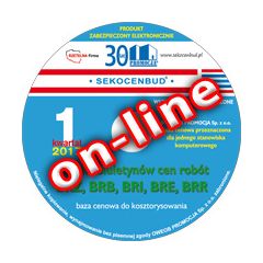 Biuletyny cen robót (BRZ, BRB, BRI, BRE, BRR) 1 kw. 2017 on-line