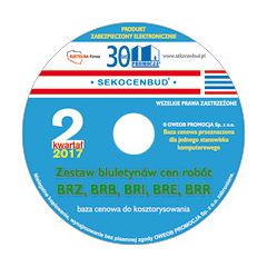 Biuletyny cen robót (BRZ, BRB, BRI, BRE, BRR) 2 kw. 2017 CD