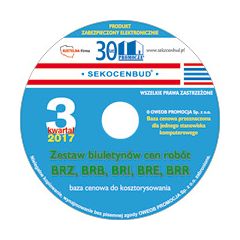 Biuletyny cen robót (BRZ, BRB, BRI, BRE, BRR) 3 kw. 2017 CD
