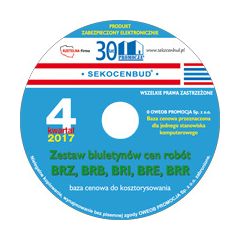 Biuletyny cen robót (BRZ, BRB, BRI, BRE, BRR) 4 kw. 2017 CD