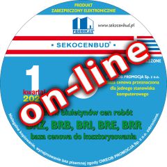 Biuletyny cen robót (BRZ, BRB, BRI, BRE, BRR) 1 kw. 2023 on-line
