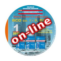 Biuletyny zagregowane (BCO cz. 1 i 2, BCM) 1 kw. 2013 on-line