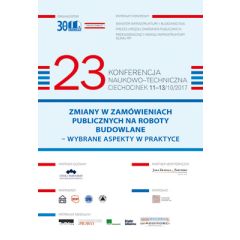 ZMIANY W ZAMÓWIENIACH PUBLICZNYCH NA ROBOTY BUDOWLANE - WYBRANE ASPEKTY W PRAKTYCE