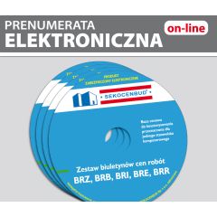 ZESTAW Biuletynów cen robót prostych on-line (prenumerata elektroniczna) 