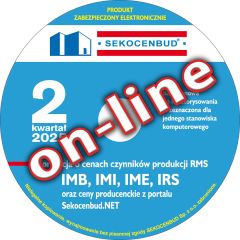 Informacje kwartalne RMS (IMB, IMI, IME, IRS, Sekocenbud.NET) 2 kw. 2025 on-line
