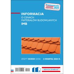 Informacja o cenach materiałów budowlanych IMB 2 kw. 2024