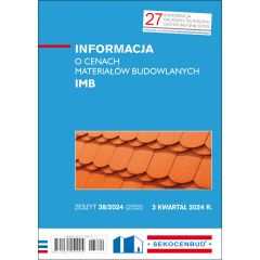 Informacja o cenach materiałów budowlanych IMB 3 kw. 2024