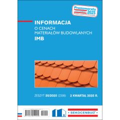 Informacja o cenach materiałów budowlanych IMB 2 kw. 2025