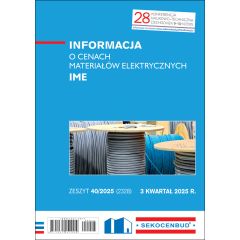 Informacja o cenach materiałów elektrycznych IME 3 kw. 2025