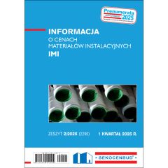 Informacja o cenach materiałów instalacyjnych IMI 1 kw. 2025