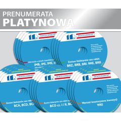 KOMPLET wydawnictw SEKOCENBUD na CD (prenumerata platynowa)