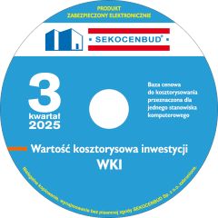 Wartość kosztorysowa inwestycji WKI 3 kw. 2025 CD