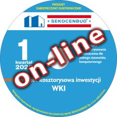 Wartość kosztorysowa inwestycji WKI 1 kw. 2025 on-line